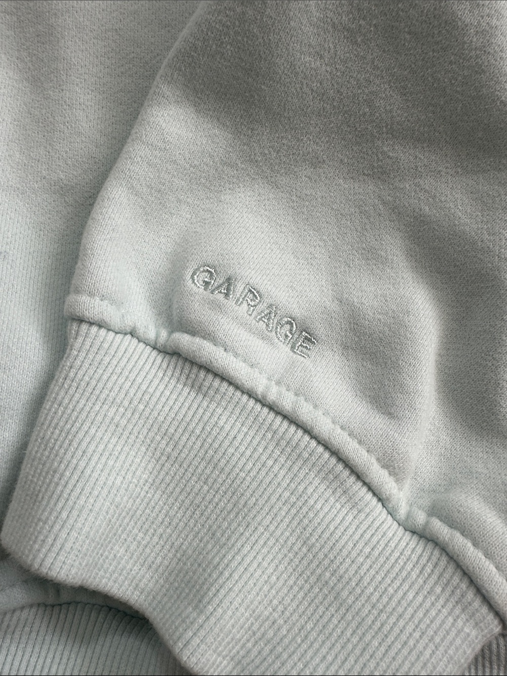 NWOT Garage Mint Julep Green Ultra Fleece Hoodie L/XL - Picture 5 of 5